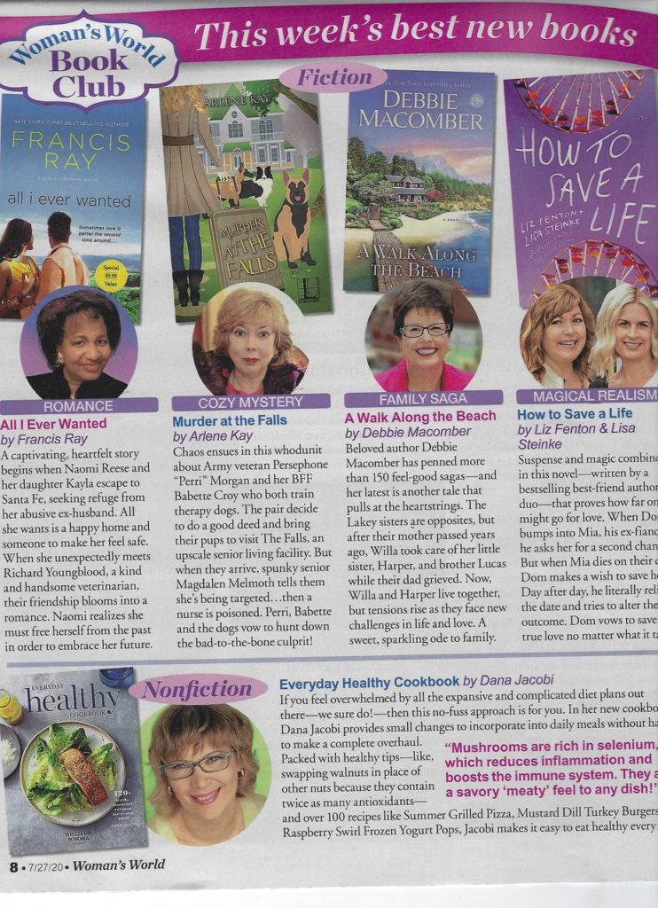 A picture of Woman's World Book Club Magazine's This Weeks Best New Books Page